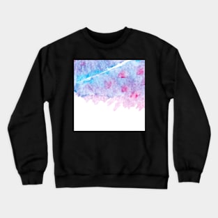 Hand drawn abstract square watercolor grunge background Crewneck Sweatshirt